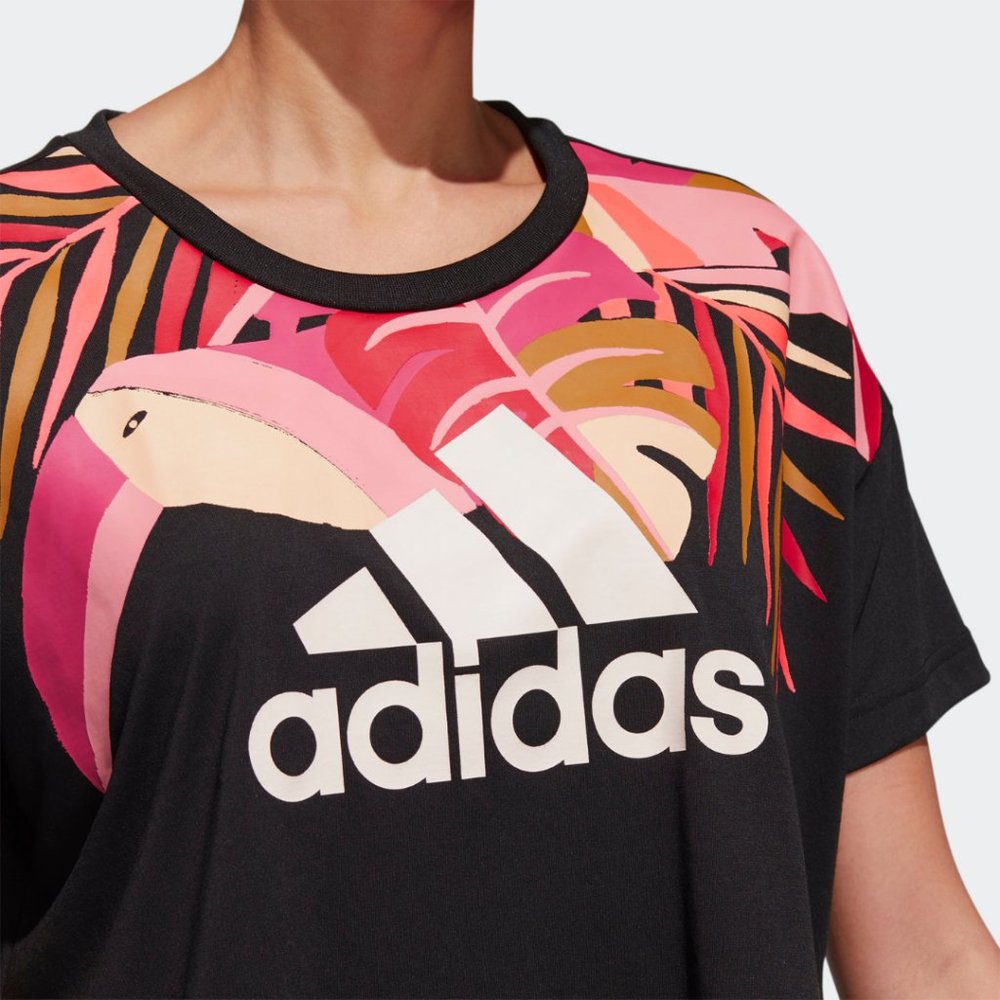 Adidas Women Cropped Tee - FARM Rio Collab - Picture 2 of 10